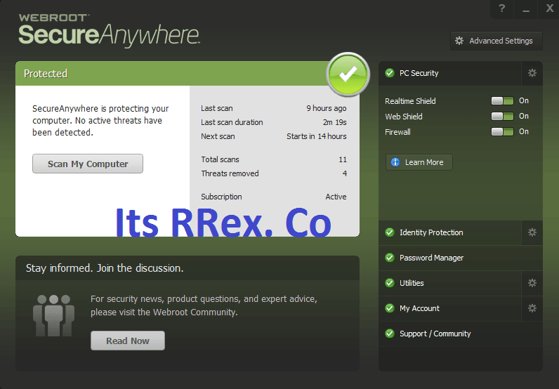 Webroot secureanywhere activation